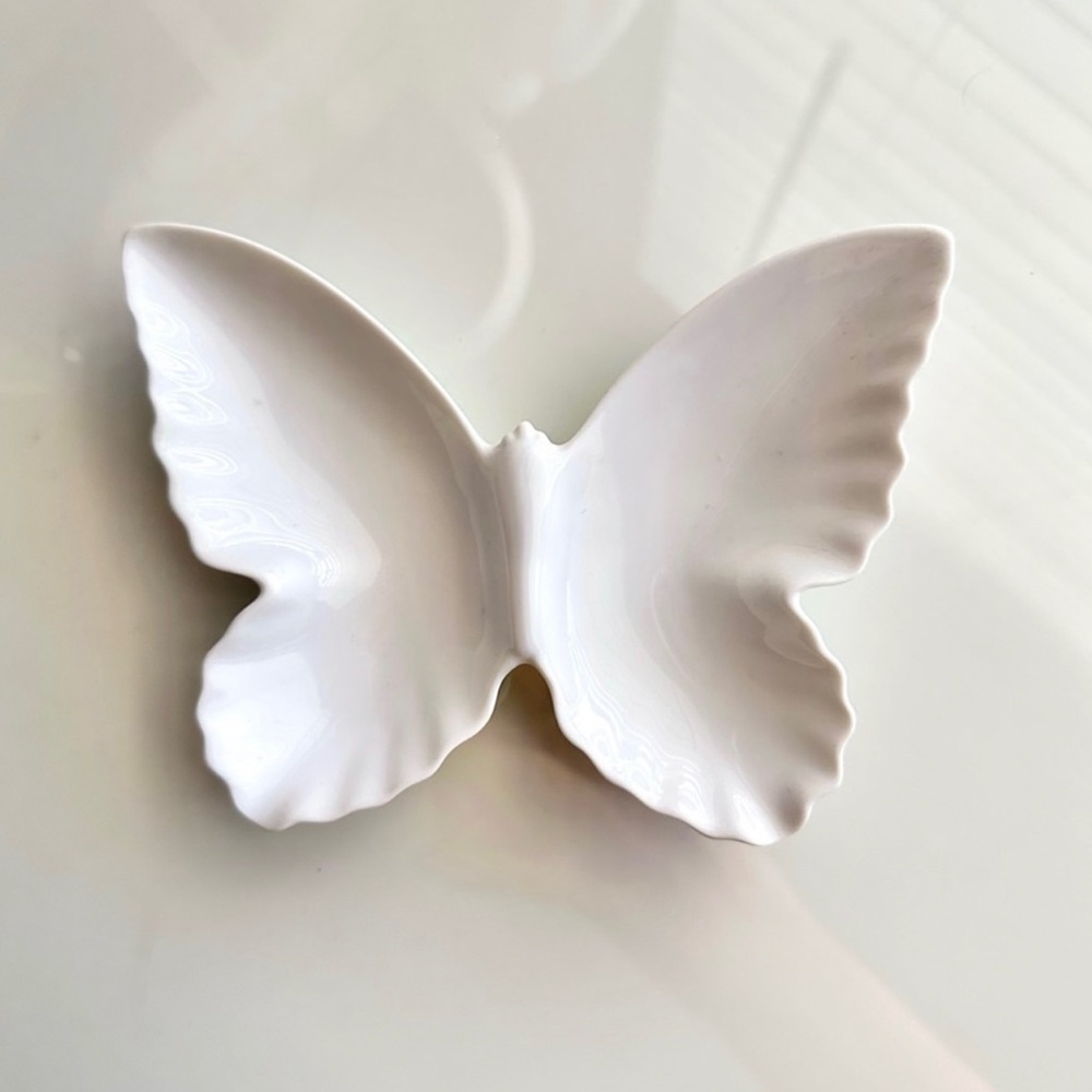 Butterfly Trinket Tray Jewelry Dish